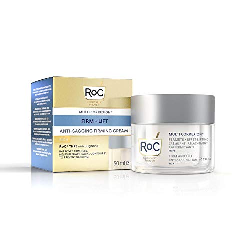 RoC - Multi Correxion Crema Facial Firm + Lift Anti-Flacidez - Antiarrugas y Antiedad - Mejora la Firmeza - Efecto Lifting Cosmético - 50 ml