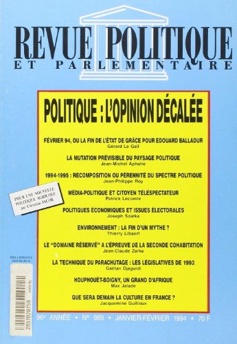 Rpp 969 janv-fev.1994 polit.opinion (Revue Politique)