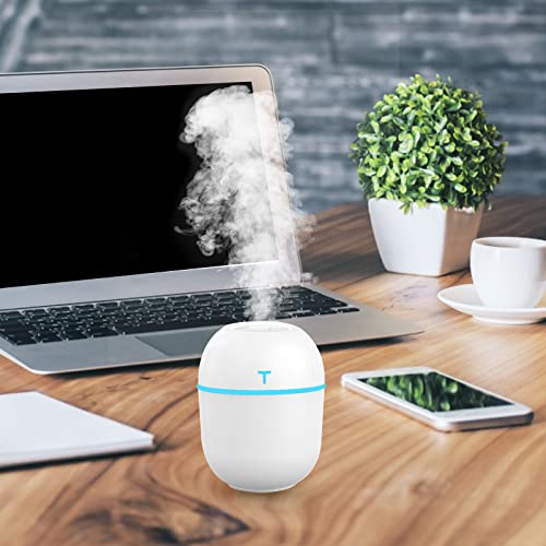 S SMAUTOP Mini humidificadores portátiles, humidificador ultrasónico de Aire de Niebla fría 220ML Aroma Essential Air Vaporizador Difusor USB Fogger Mist Maker