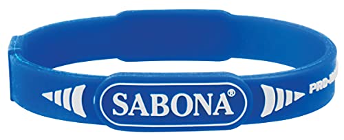 Sabona Pro magnética Deporte Pulsera (Deportes Paquete), Mujer, 15260, Azul, Small/Medium - 7.0