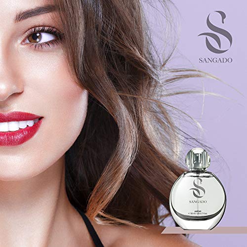 SANGADO Rosa de Arabia Perfume para Mujeres, Larga Duración de 8-10 horas, Olor Lujoso, Oriental Floral, Francesas Finas, Extra Concentrado (Parfum), Spray de 50 ml, Un Gran Regalo Para Mujeres