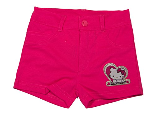 Sanrio Charmmy Kitty Oficial de niñas Pantalones Cortos Edad 3,4,6,8 años Rosa Khockout Pink 6 Años