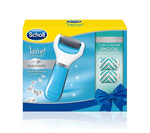 Scholl Velvet Smooth Roll para pedicura con cepillos exfoliantes, edición limitada