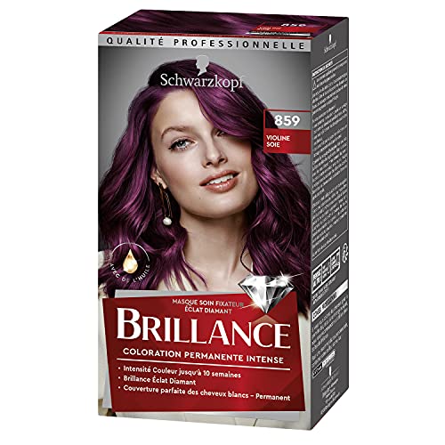 Schwarzkopf Brillance – Coloración permanente – Violine seda 859