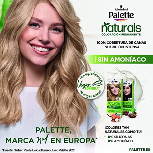 Schwarzkopf Palette Naturals - Tinte 3 cabello Castaño Oscuro - Coloración Permanente – Perfecta cobertura de canas – Colores increíblemente naturales (Pack de 5)