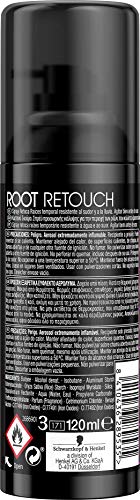 Schwarzkopf Root Retoucher - Spray retoca raíces - Coloración del Cabello Castaño Oscuro – Hasta 40 aplicaciones – Disimula el efecto raíz