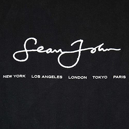 Sean John Classic Logo Essential - Camiseta Negro M