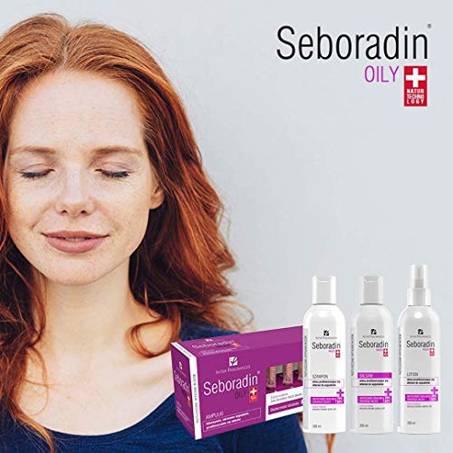 SEBORADIN Oily Cahmpú para el Cabello Graso, Propenso a la Caída, Ingredientes Naturales con Efecto Antibacteriano, para el Cuero Cabelludo Sensible, 200 ml