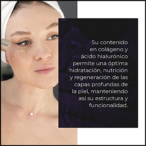 Serum facial | Concentrado Facial Mujer antiarrugas | Sérum Ácido Hialurónico - Aloe Vera + Colágeno + Coenzima Q10 + Vitamina A y E| Hidratación y Elasticidad| Anti Edad