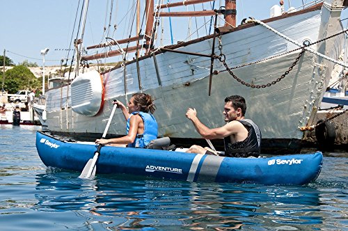 Sevylor Adventure Kayak Hinchable Canoa (2 P), Unisex, Azul, 314 x 88 cm