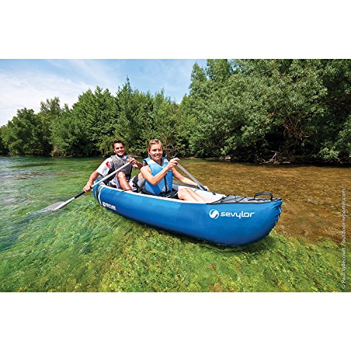 Sevylor Adventure Kayak Hinchable Canoa (2 P), Unisex, Azul, 314 x 88 cm
