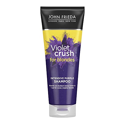 sheer BLONDE John Frieda Violet Crush Champú Intensivo Púrpura para Cabello Latón, Rubio 250ml