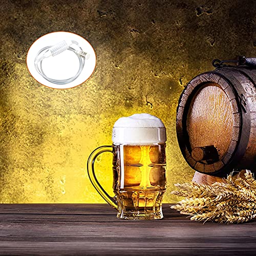 Sifón De Vino Herramienta Cerveza Vino Bomba Cerveza Y Vino Filtro De Tubo De Tubo De Sifón 2 Piezas Tubo De Leche Las Mangueras De Sifón De Grado Alimenticio Son Adecuadas Para La Elaboración Casera