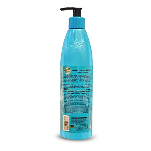 Silicon Mix Rizos Naturales Shampoo 473ml – Champú Sin Sulfatos Ni Parabenos, Aceites Minerales O Sales, Champú Para Pelo Rizado Y Ondulado