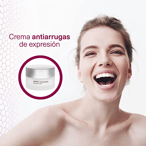 Singuladerm - XPERT Expression - Crema hidratante antiedad - Crema antiarrugas mujer - Antioxidante - Antipolución - Piel normal / seca - 50ml