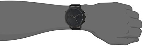 Skechers Men's Quartz Metal and Silicone Casual Watch, Color:Black (Model: SR5071)