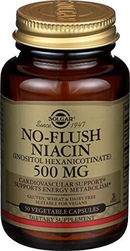 Solgar Niacina no ruborizante 500 mg Cápsulas vegetales