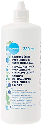 Solupharm Solución Única para Lentes de Contacto Blandas - Paquete de 2 x 360 ml - Total: 720 ml