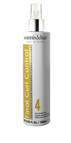 somnis&hair by abril et nature Final Curl Control 180ml. Finalizador Brillo Cabellos Rizados. Producto Vegano 100% Natural.