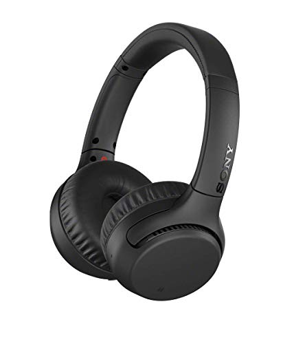 Sony WH-XB700 - Auriculares inalámbricos EXTRA BASS (Bluetooth, NFC, 30 horas de batería, carga rápida, manos libres, estilo de auricular on-ear) negro, con Alexa integrada