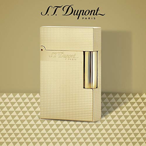 S.T. Dupont Ligne D-C18692 - Mechero pequeño (microdiamante, oro amarillo)