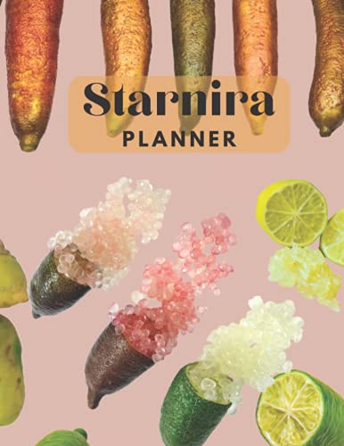 StarNira Finger Lime Caviar 4 Months Daily Goal Getter Planner Organizer Agenda (May-June-July-August 2021)- College Ruled, Large 8.5 x 11 inches/ ... Four Months of the Year Organiser