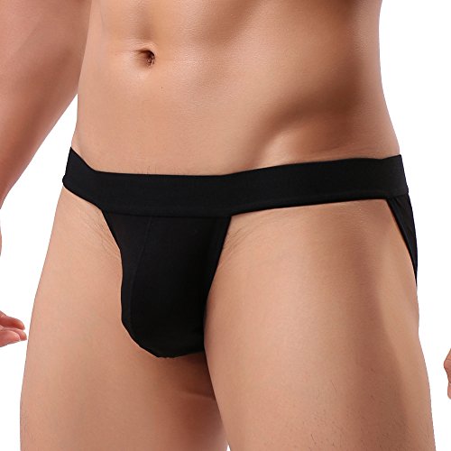 Summer Code Algodón Ropa Interior para Hombres Sexy Slips, Pack de 1/4