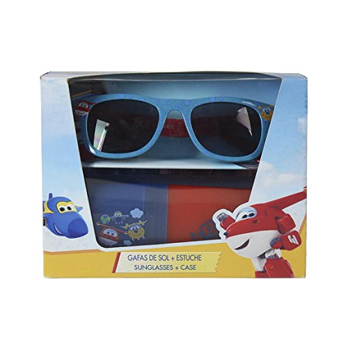 Super Wings- Set gafas de sol y funda, Color rojo (Artesanía Cerdá 2500000646)