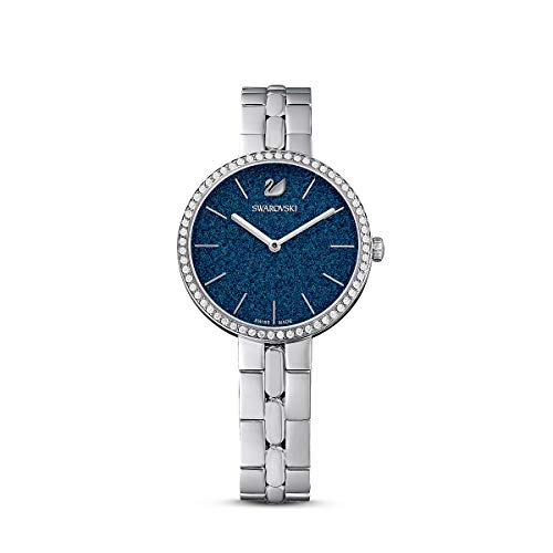 Swarovski Cosmopolitan Reloj, Brazalete de metal, Azul, Acero inoxidable