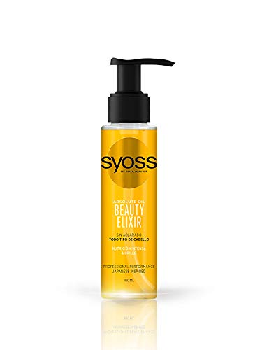 Syoss - Aceite Tratamiento Sublimador Beauty Elixir Oil – Para todo tipo de pelo - 6uds de 100Ml (600ml) – Nutrición intensa y brillo - Cabello como recién salido de la peluquería