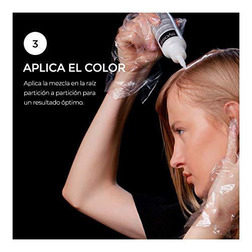 Syoss Oleo Intense - Tinte 3-10 Castaño – Coloración permanente Sin Amoníaco – Cobertura profesional de canas – Resultados de peluquería (Pack De 3)