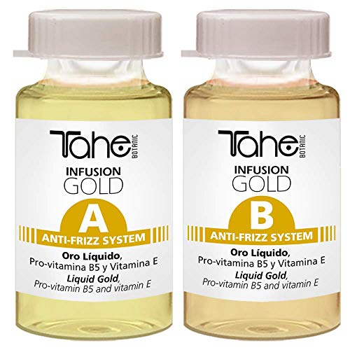 Tahe - Botanic Gold - TRATAMIENTO CAPILAR PROGRESIVO INFUSION GOLD A+B ANTI-FRIZZ SYSTEM