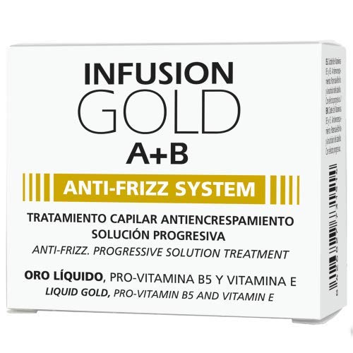 Tahe - Botanic Gold - TRATAMIENTO CAPILAR PROGRESIVO INFUSION GOLD A+B ANTI-FRIZZ SYSTEM