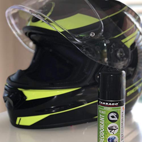 Tarrago | Sport Helmet Deodorant 100ml | Spray Desodorante para Cascos | Elimina Todo Tipo de Olores | Transparente | Deporte | Adecuado Uso para Interior | No Irrita la Piel