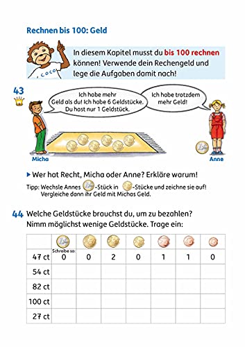 Textaufgaben 2. Klasse: Sachaufgaben - Übungsprogramm mit Lösungen für die 2. Klasse: 52