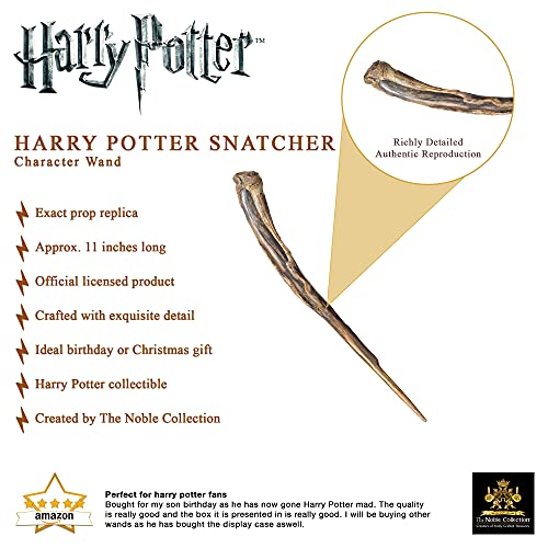 The Noble Collection Harry Potter's Snatcher - Varita de personaje