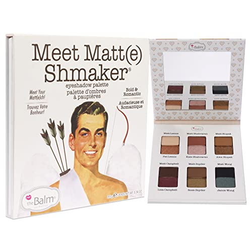 theBalm Paleta de sombras de ojos mate de Meet Matt(e) Shmaker, 1 unidad (9,6 g)