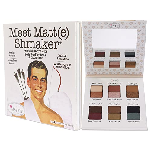 theBalm Paleta de sombras de ojos mate de Meet Matt(e) Shmaker, 1 unidad (9,6 g)