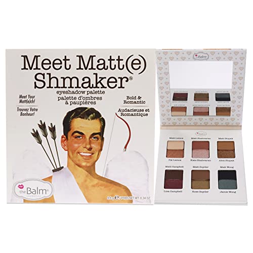 theBalm Paleta de sombras de ojos mate de Meet Matt(e) Shmaker, 1 unidad (9,6 g)