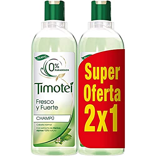 Timotei Champú 2 en 1 Hierbas Fresco y Fuerte - 400 ml