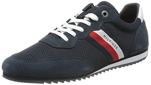 Tommy Hilfiger Essential Mesh Runner, Corredor de Malla Esencial Hombre, Cielo del Desierto, 44 EU