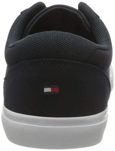 Tommy Hilfiger Essential Stripes Detail Sneaker, DETALLADOR DE Rayas Esenciales Hombre, Cielo del Desierto, 44 EU