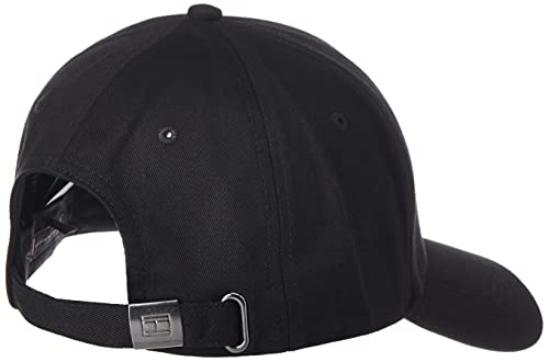 Tommy Hilfiger TH Established Cap Gorro/Sombrero, Black, Taille Unique para Hombre