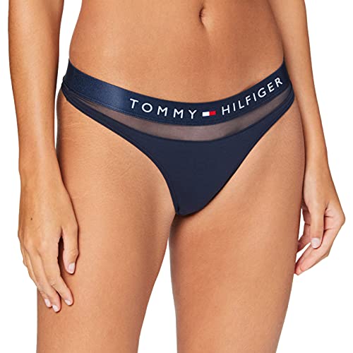 Tommy Hilfiger Thong Ropa Interior, Azul (Navy Blazer), S para Mujer