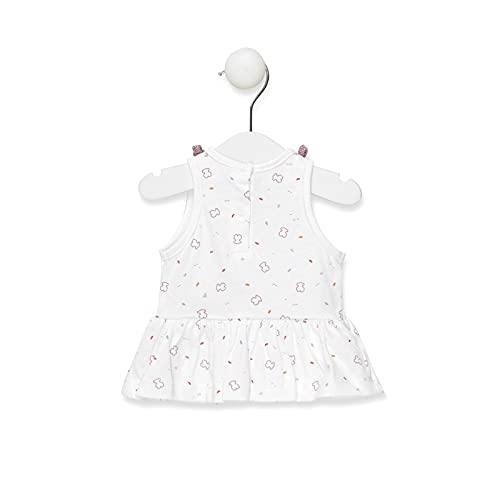 TOUS BABY - Vestido de Tirante con Falda Evasé para Niña. Estampado Chill. (12-18 Meses)