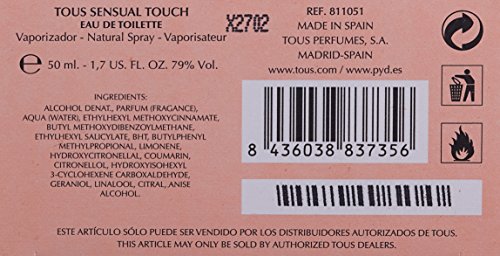 Tous Sensual Touch Agua de Colonia - 50 ml