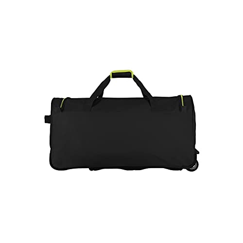 Travelite Bolsa de Viaje, Trolley de 2 Ruedas, Talla L, Serie de Equipaje Basics Fresh, Blanda, Diseño Deportivo, 71 cm, 89 Litros, Negro