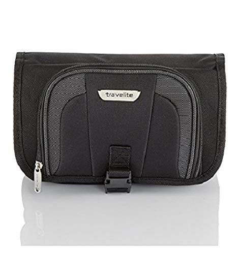 Travelite Neceser de Viaje, 4 litros, 26 cm, Negro