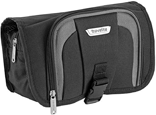 Travelite Neceser de Viaje, 4 litros, 26 cm, Negro