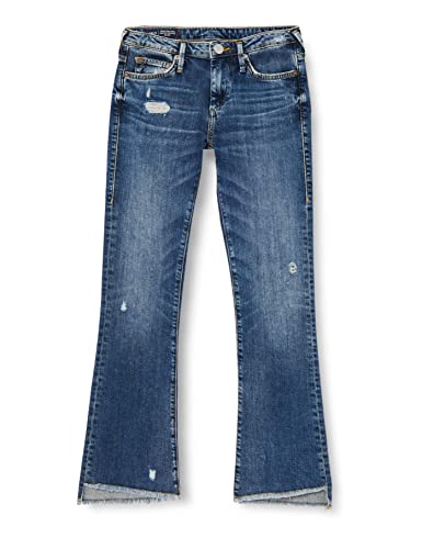 True Religion Halle Kick Flare Jeans, Azul, 26W para Mujer